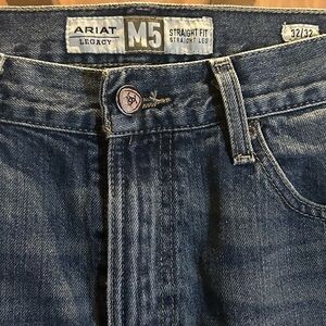 Ariat M5 Legacy Straight Fit Jeans - Dark Blue/ Size 32-32 men’s